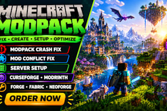 create minecraft modpack modded server curseforge modrinth forge fabric neoforge