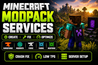 create fix optimize minecraft modpacks curseforge modrinth cobblemon server map