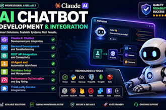 fix build ai chatbot backend api intregation with claude ai blip node js flutter