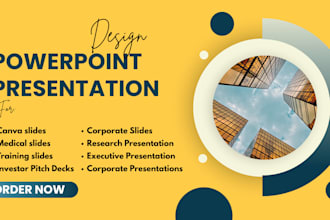 design powerpoint presentation for business and elearning training webinar slide