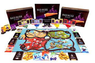 design professional board game rulebook layout and packaging