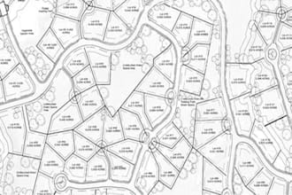 draw subdivision plan, boundary survey and permit ready site plan in autocad