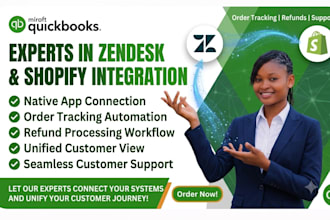 connect zendesk shopify to automate order tracking refunds customer support