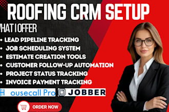setup roofing crm jobnimbus acculynx roofr companycam salesforce jobber