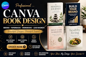 create canva ebook design KDP ebook formatting ebook layout etsy digital product