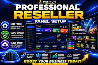 configure panel for strong 8k, lion ott, dream 4k, trex, mega ott,reseller panel