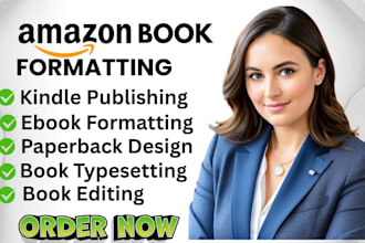 do paperback formatting book typesetting kindle formatting and book editing