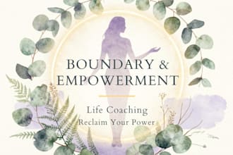 create affirmations or coaching to shift from overwhelm to empowerment