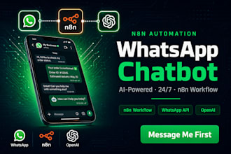 n8n whatsapp chatbot, n8n ai agent, n8n workflow automation n8n api integtration