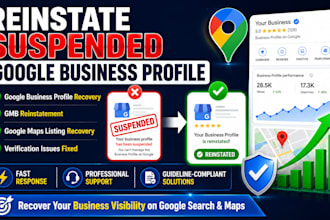 reinstate suspended google business profile fix gmb suspension appeal gmb
