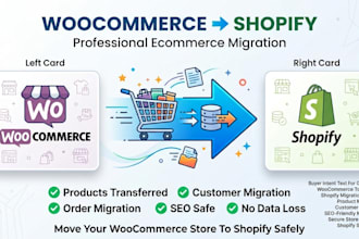 migrate woocommerce store to shopify, woocommerce to shopify migration expert