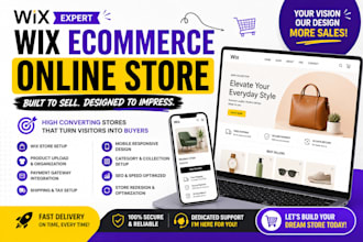 design wix ecommerce store, wix online store designer and setup specialist
