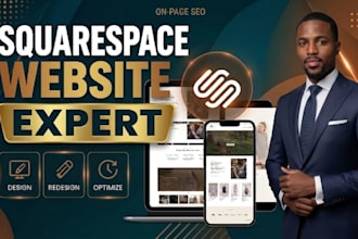 clone or redesign your squrespace website with SEO optimization
