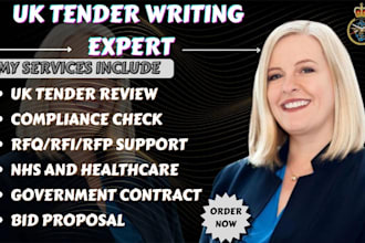 review your UK tender bid for compliance procurement and nhs standards