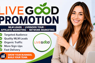 livegood promotion mlm leads livegood tour affiliate marketing
