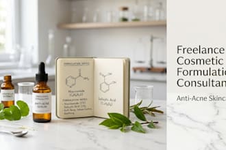be your cosmetic formulation consultant for anti acne skincare development