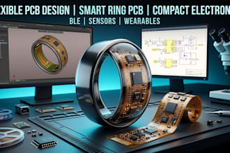 design flexible pcb, smart ring pcb and compact electronics