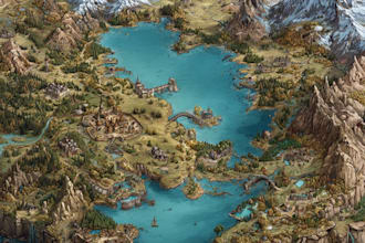 be create your fantasy city map