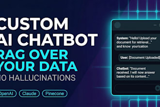 build custom chatbot or rag