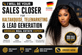 be your sales closer for kaltaquise telemarketing and lead generation