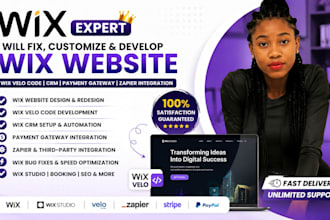 fix wix website wix velo code wix payment gateway wix crm wix zapier integration