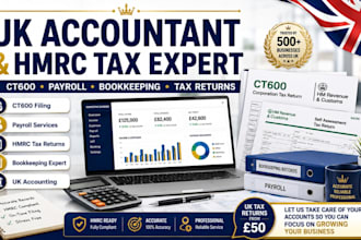 be your UK accountant tax returns, payroll and bookkeeping file ct600 hrmc