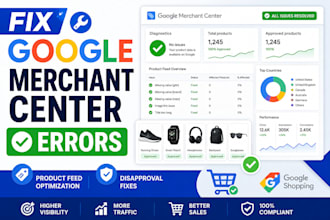 fix google merchant center product feed errors