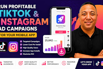 run profitable tiktok and instagram ad campaigns for your mobile app