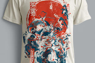 design japanese t shirt design