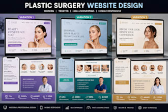 build plastic surgery website medical doctor clinic cosmetic healthcare website