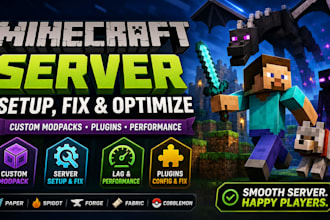 fix create optimize minecraft modpack server setup minecraft plugin developer