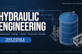 do hydraulic engineering, wastewater tank and water treatment design