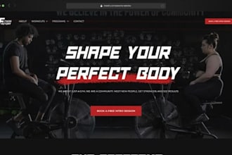 build squarespace fitness studio website barre classes pilates courses website