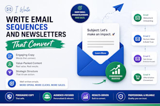 write email sequences and newsletters that convert