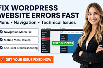 troubleshoot wordpress navigation menu problems header menu and dropdown issues