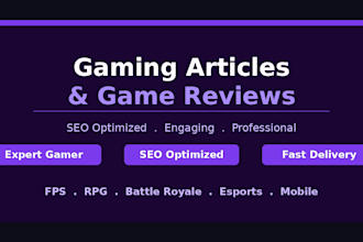 write an engaging english gaming article or game review