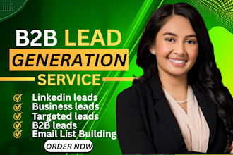 do linkedin lead generation and targeted b2b business leads