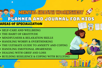 design custom kids workbooks, worksheets of any grade and activity sheets