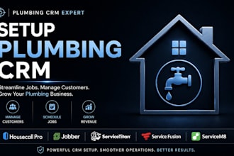 setup plumbing crm housecall pro jobber servicetitan service fusion servicem8