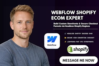 build webflow storefront with shopify backend add shopify checkout to webflow