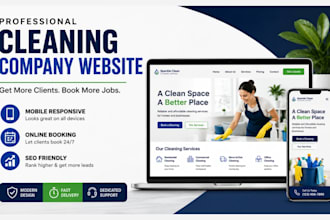 cleaning company website for residential website commercial cleaning website