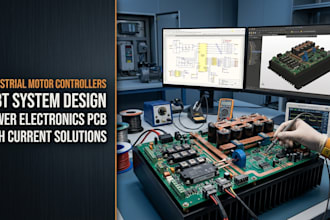 design industrial motor controllers, igbt systems and pcb design