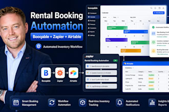 setup booqable rental booking automation with zapier and airtable