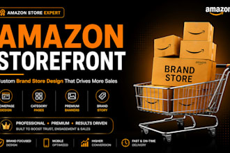 create a complete amazon brand storefront