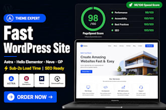 design astra wordpress website, hello elementor install neve clone generatepress