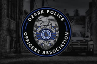 design fire service and police officers association logo