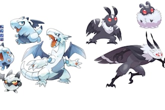 draw pokemon anime fanart pokemon card illustration sprite fakemon pixel art