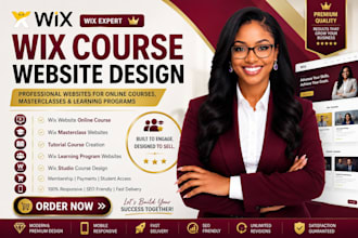 wix online course,e learning website,educational site,student enrollment system
