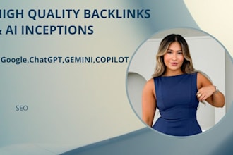 build SEO backlinks and optimize your brand for chatgpt gemini and ai search