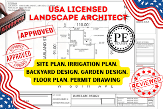 do residential commercial landscape design as a licensed landscape architect